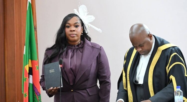 Ashma McDougall sworn in as Roseau North Parliamentary representative, pledges to work across political lines