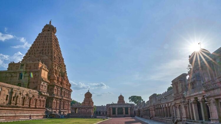 What inscriptions tell us about conservation of temples in Tamil Nadu