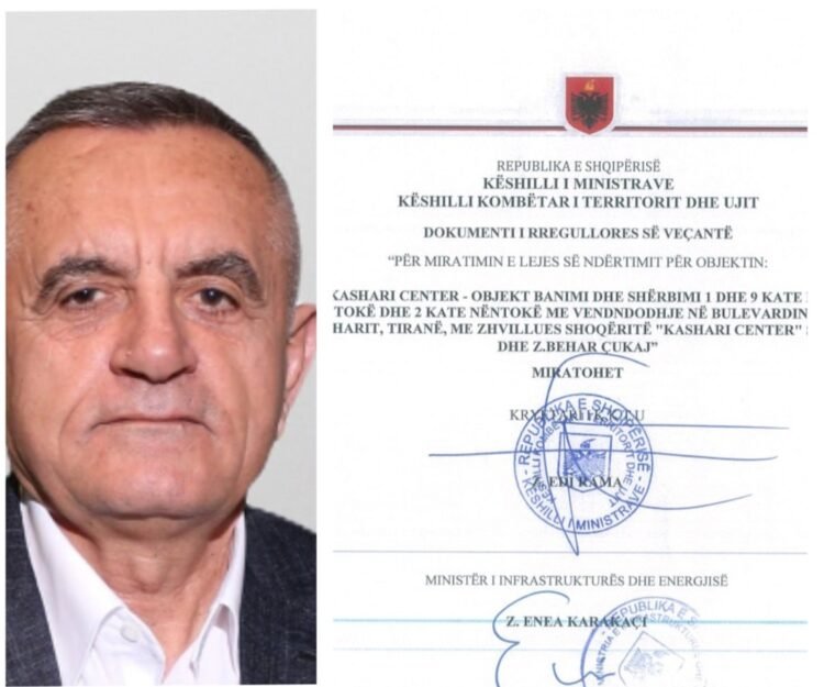 Documents/ Rama rewards the owner of “Bolv Oil” with permission for 5 towers, Behar Çukaj of the million-euro affairs of Bankers will build “Kashari Center” – Shqip.com