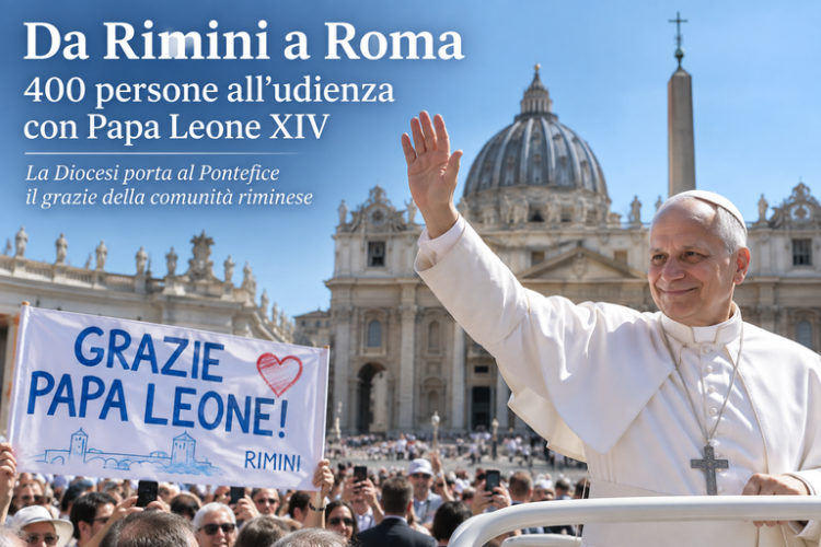 From Rimini to Rome, 400 people at the audience with Pope Leo XIV