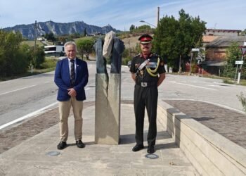 The Indian military attaché visits Monte Pulito: possible historical project with San Marino