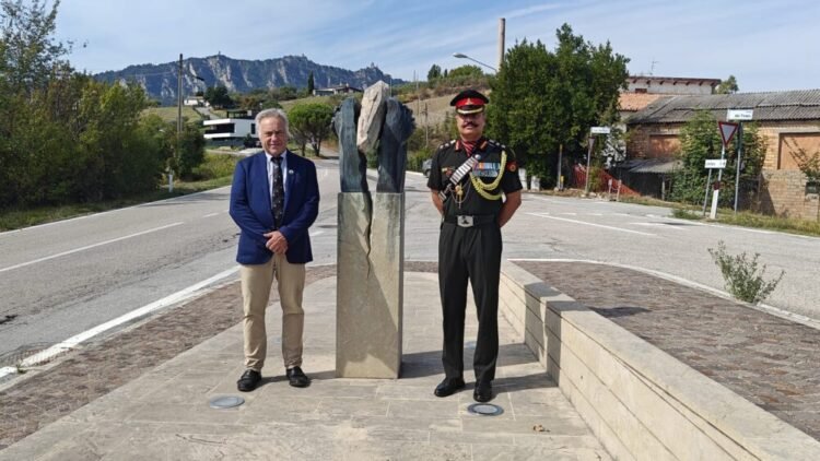 The Indian military attaché visits Monte Pulito: possible historical project with San Marino