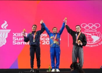 Katherine Echandia gave Venezuela the first gold in the South American Championships