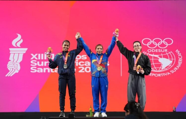 Katherine Echandia gave Venezuela the first gold in the South American Championships