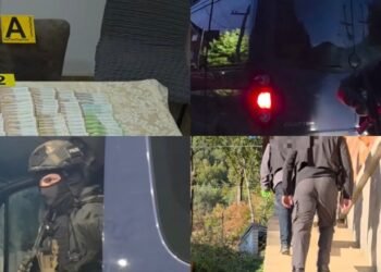 Footage from Operation “File 23”: 9 arrested for war crimes are detained for 48 hours, the first weapon is seized