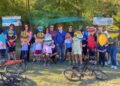 European Sports Week, children on bicycles at the Laiala Park in Serravalle