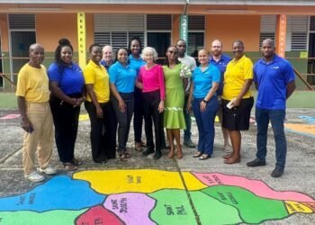 Rotary Club of Portsmouth opens sixth playground at Morne Jaune Primary