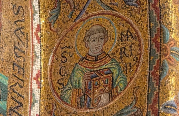 San Marino, the Regency in Venice for the mosaic of Santo Marino in the Basilica of San Marco