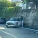 Slimy road, accident in Fiorina