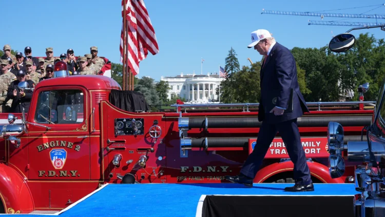 Honoring 9/11 heroes, Trump repeats disputed account of his role in recovery