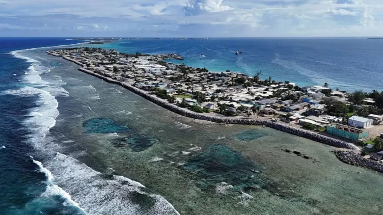 Seawall completed as part of coastal protection in Marshall Islands
