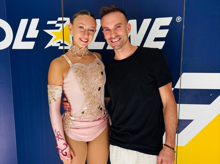 Beatrice Casarin, European debut with applause: eighth place in Ponte di Legno