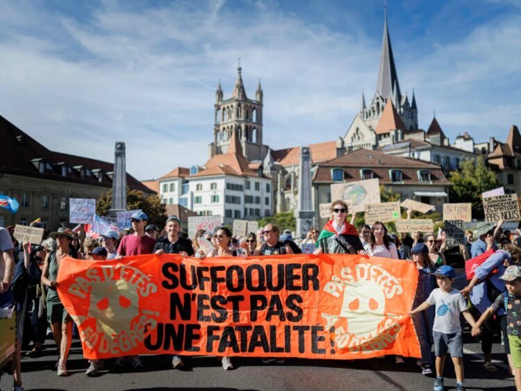 Large protests in Geneva and Lausanne against inaction on climate change