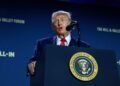 Trump says U.S. striking Iranian targets near Strait of Hormuz