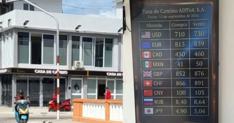 Cuba: With one dollar at 730 pesos, the first private exchange house opens