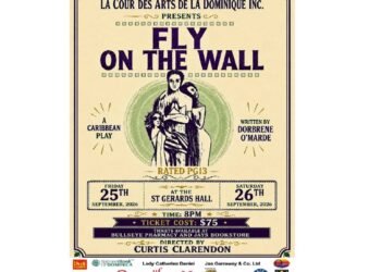 Today and Saturday don’t miss your chance to see Fly on the Wall – a Caribbean play presented by La Cour Des Arts De La Dominique Inc.