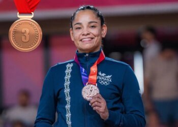 Kristine Jiménez wins bronze in judo at the Santa Fe South Americans