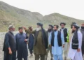 The Minister of Public Works visited the construction works of the second lane of the Kabul-Jalalabad highway