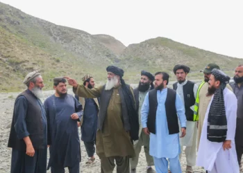 The Minister of Public Works visited the construction works of the second lane of the Kabul-Jalalabad highway