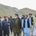 The Minister of Public Works visited the construction works of the second lane of the Kabul-Jalalabad highway