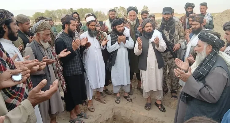 The construction of a retaining wall has started in Baghlan