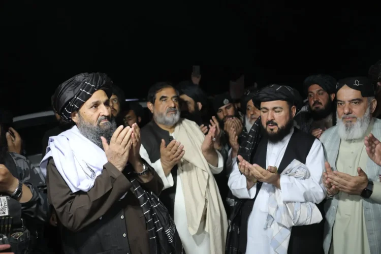 Mulla Baradar Akhund laid the foundation stone of a large industrial park in Kunduz