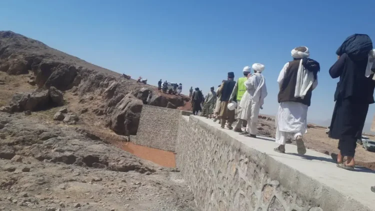 Four small water dams were put into use in Rozgan