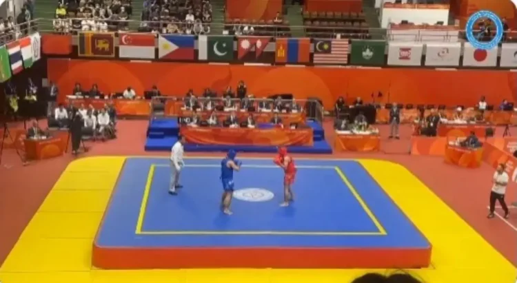 Muhammad Ibrahim Froutan conceded defeat to the South Korean rival