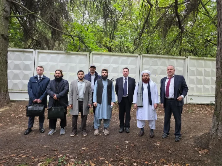 Russia; The Afghan ambassador visited the land allocated for the construction of the Afghan embassy building and facilities in Moscow