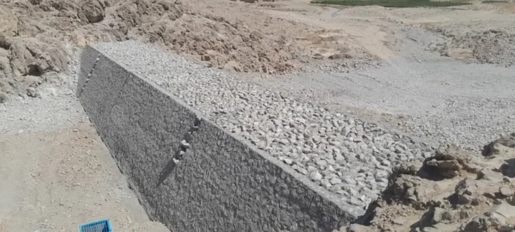 A small dam was built in Helmand at a cost of 14 million Afghanis