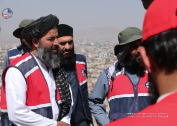 The technical team of the Disaster Preparedness Agency investigated the situation of the Cheleston Minar mountain and the threatened houses.