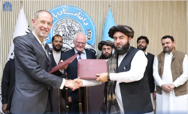 A cooperation agreement was signed between Afghanistan Bank and “ACGF”.