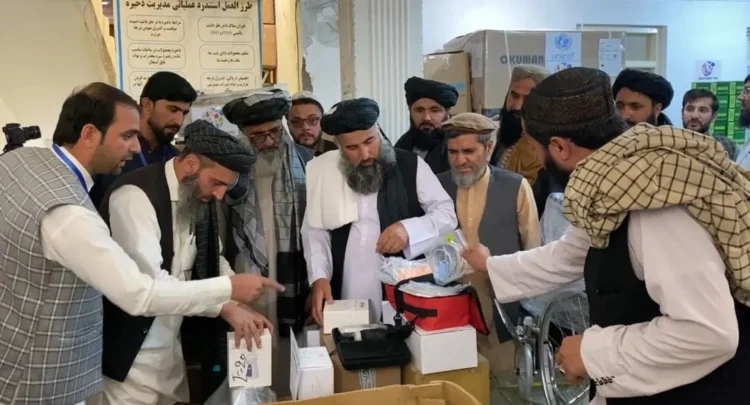 Medical and non-medical equipment worth nearly 150,000 dollars was donated to Paktia