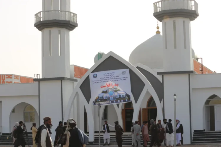 Maidan Wardag; A mosque was built in Saidabad district at the cost of 33 million Afghanis