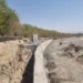 The construction of a retaining wall at the cost of 3.2 million Afghanis has been completed in Rozgan