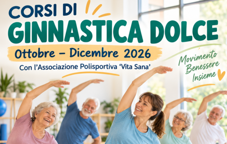Gentle gymnastics, Healthy Life courses will start again in four locations from 1 October