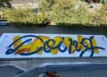San Marino – Fonte dell’Ovo, the kids from the summer center transform the school with a mural dedicated to creativity