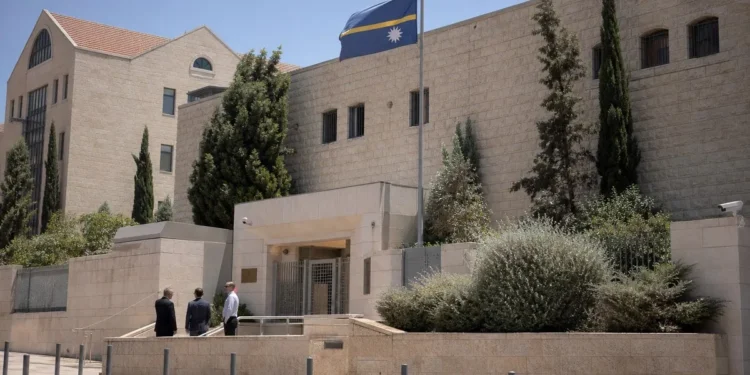 Nauru opens embassy in Jerusalem, Israel