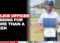 Police Officer Missing For More Than A Week