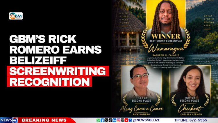 GBM’s Rick Romero Earns BelizeIFF Screenwriting Recognition