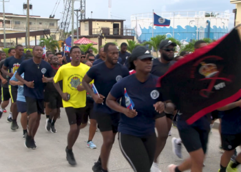 Belize’s Security Forces Carry Flame of Freedom in Inaugural Run
