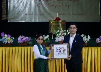Latha BEHS 2 Marks Signboard Launch, Receives Material Donations