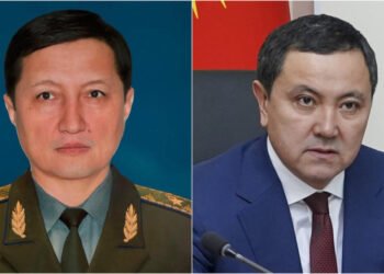 Former head of the Ministry of Health Kanybek Dosmambetov and first deputy head of the State Committee for National Security Kurvanbek Avazov were detained for taking a bribe