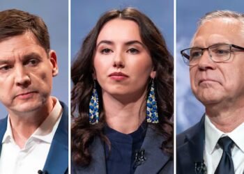 B.C. leaders’ debate: Conservative, Green leaders go after NDP’s Eby, who warns of return to past governments