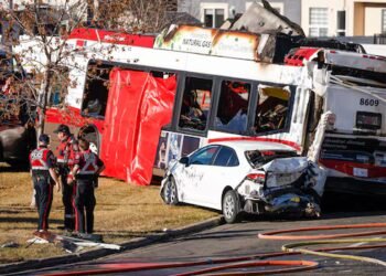 Police release details on fiery, fatal bus crash in Calgary