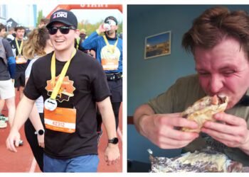 This Nova Scotian just ran his first marathon. He trained for it by eating donairs