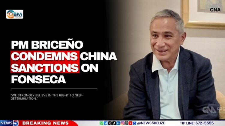 PM Briceño Condemns China Sanctions on Fonseca