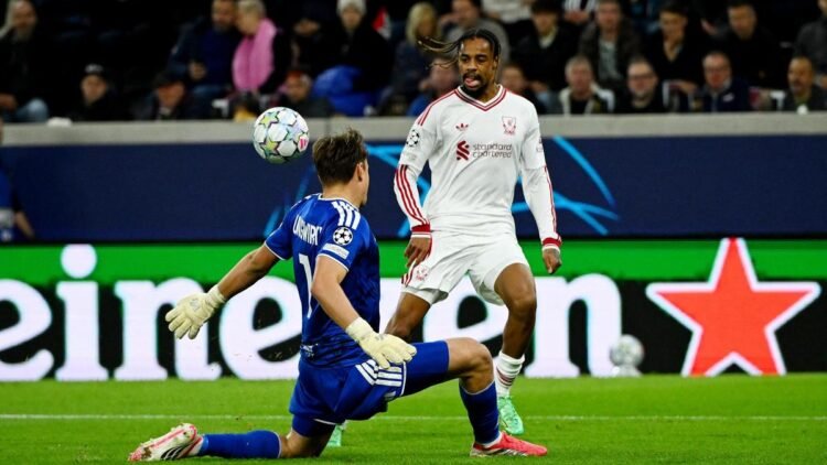 Champions League: Barcola bags hat-trick as Liverpool thrash LASK 6-3