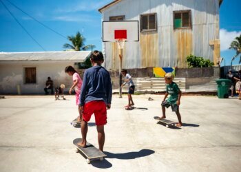 Skateboards in Ebeye — Monster Children