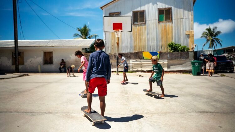 Skateboards in Ebeye — Monster Children